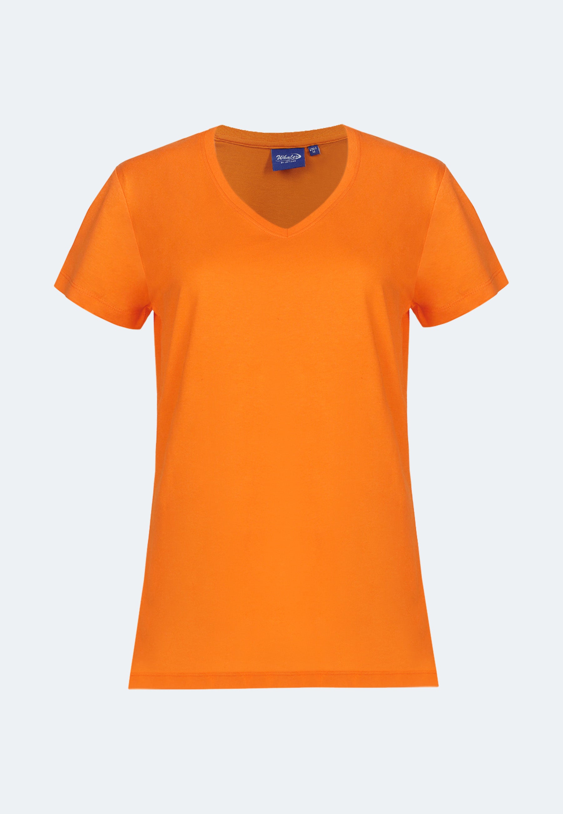 Damen V-Neck T-Shirt Whale