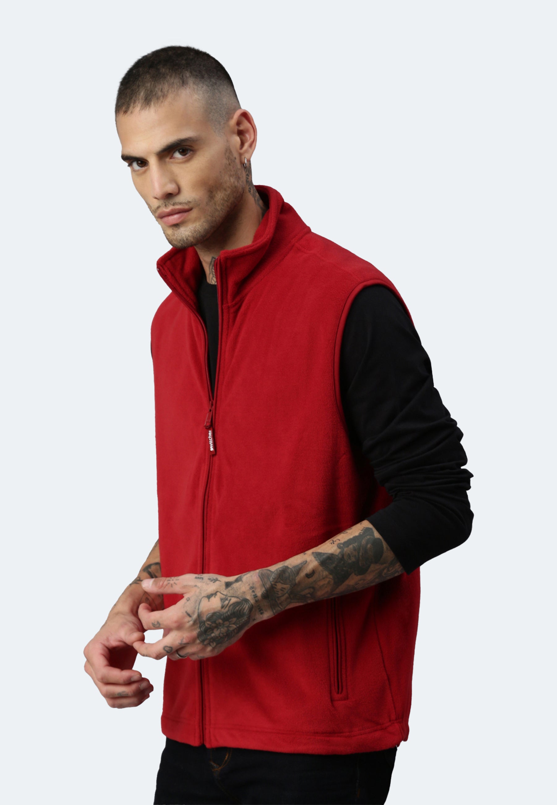 Switcher fleece cortina color/10 rouge