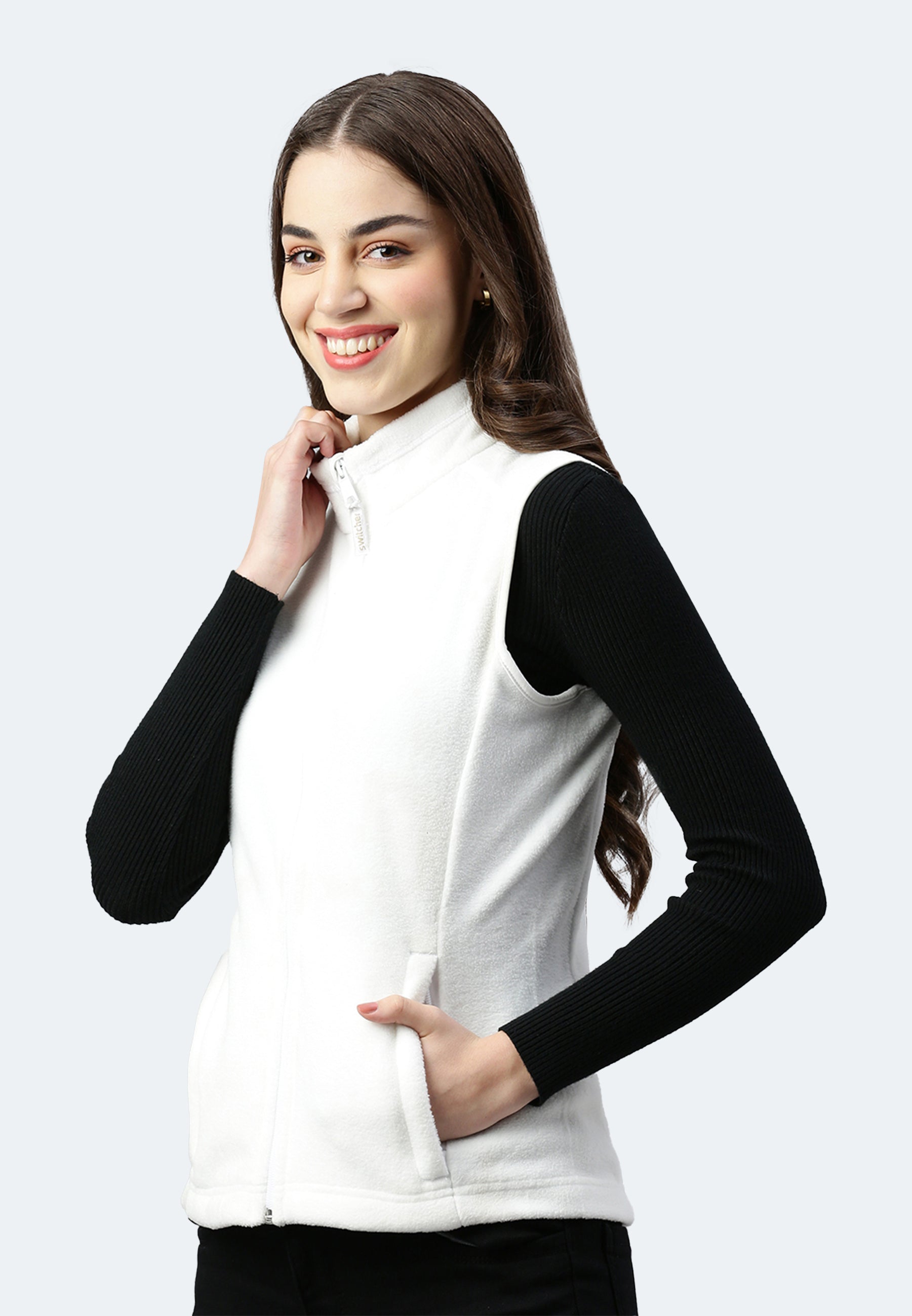 Switcher fleece helsinki color/601 blanc casse