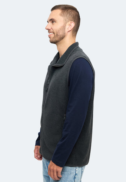 Gilet polaire Switcher, nouveau coloris Cortina / 41 noir chiné