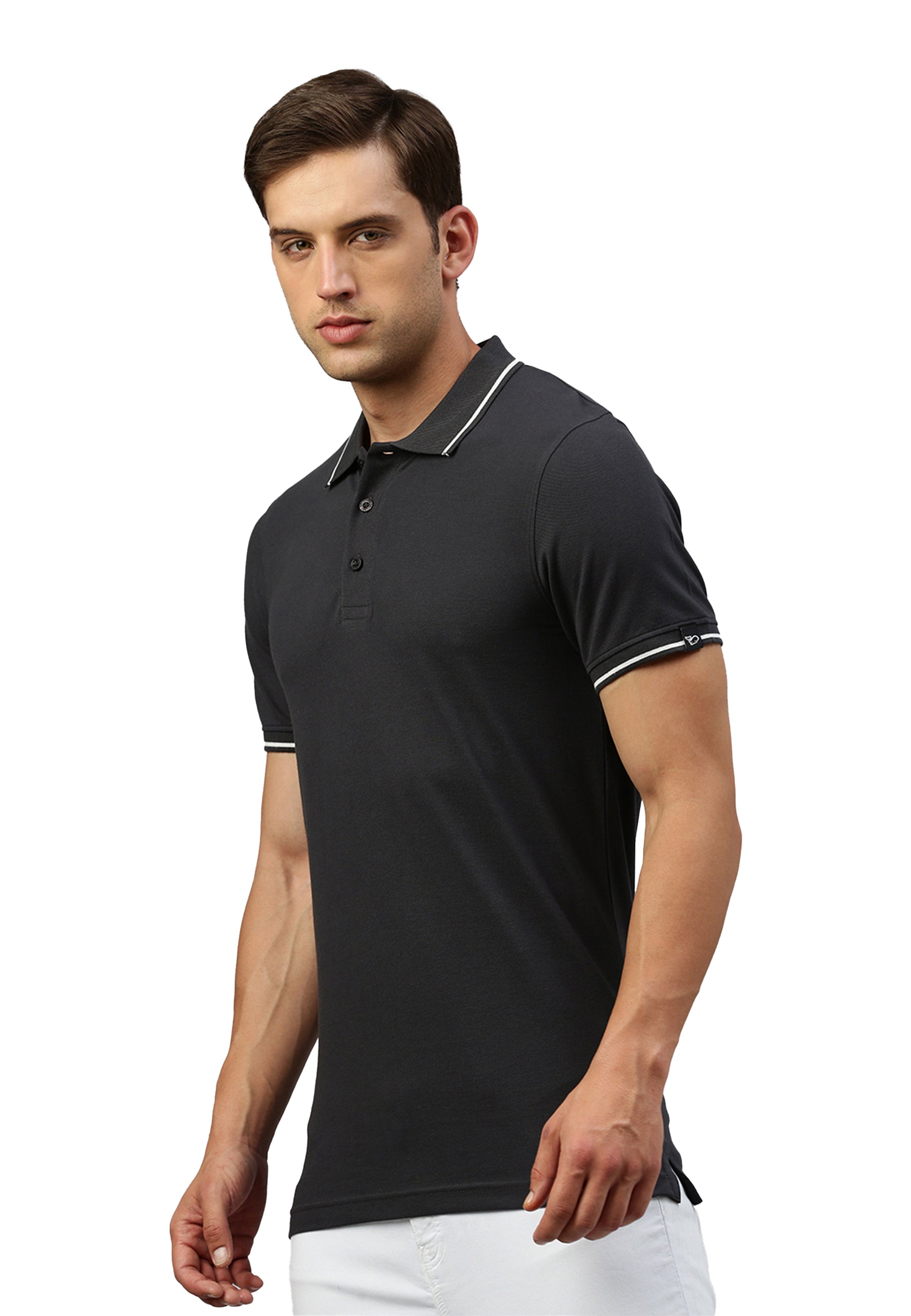 Switcher men&#39;s polo ben color/410 arsenic