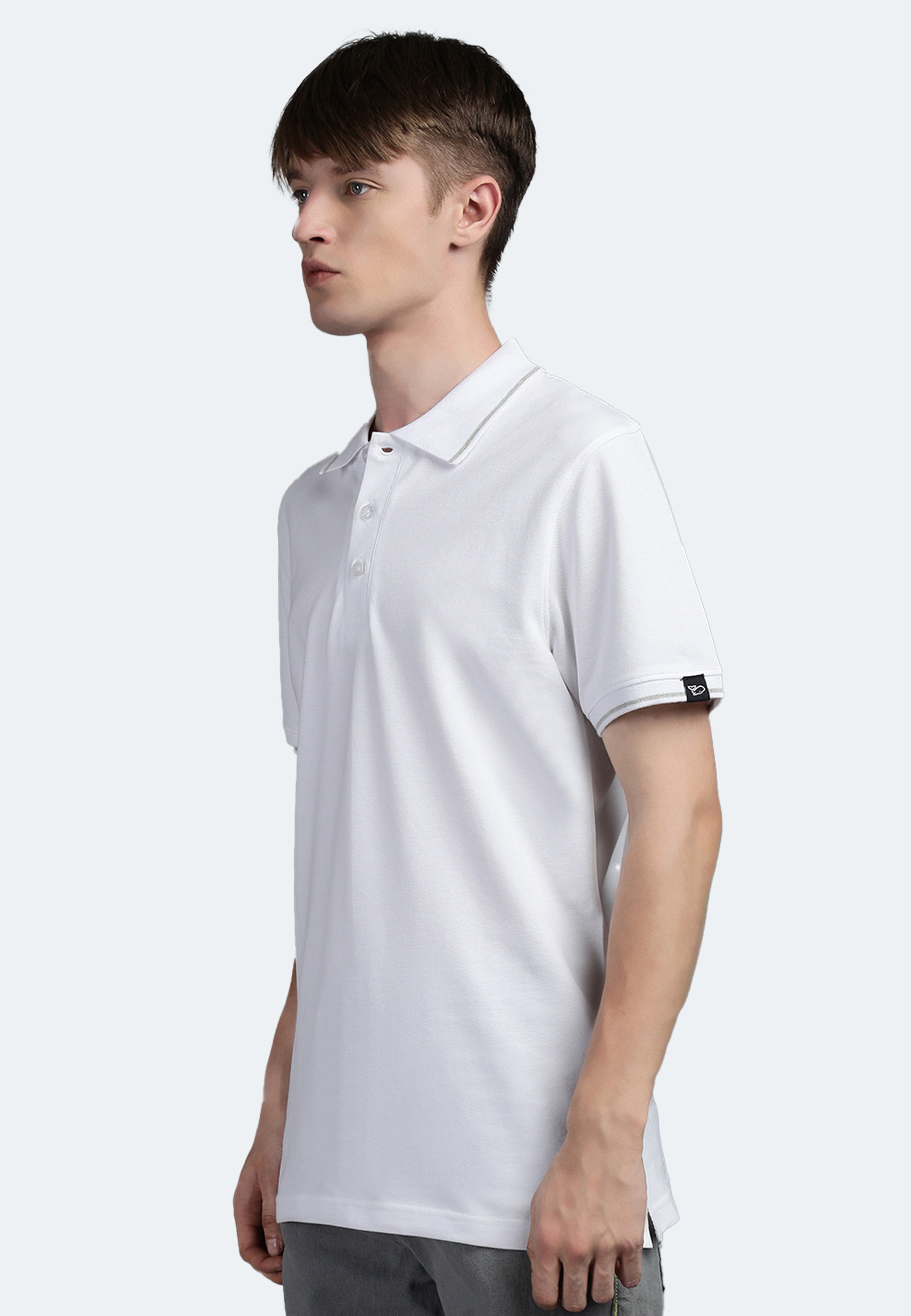 Switcher men's polo ben color/1 blanc
