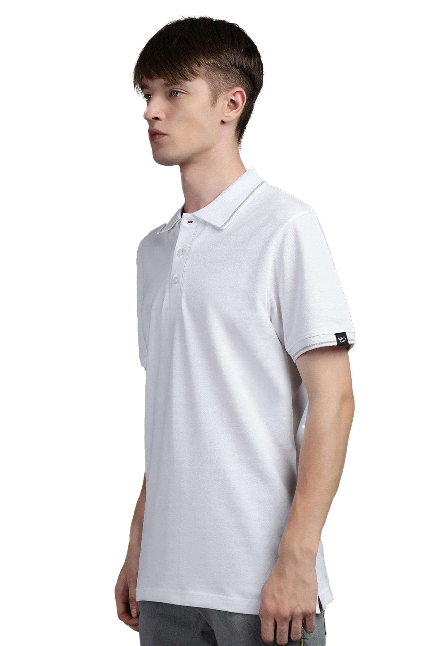 Switcher men's polo ben color/1 blanc