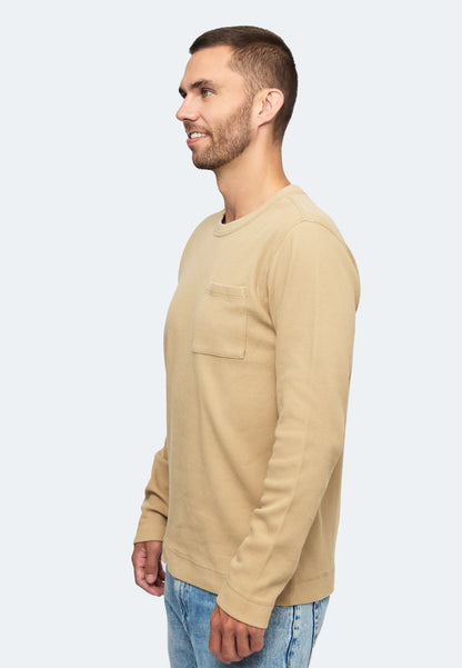 men sweatshirt simon color/655 amande
