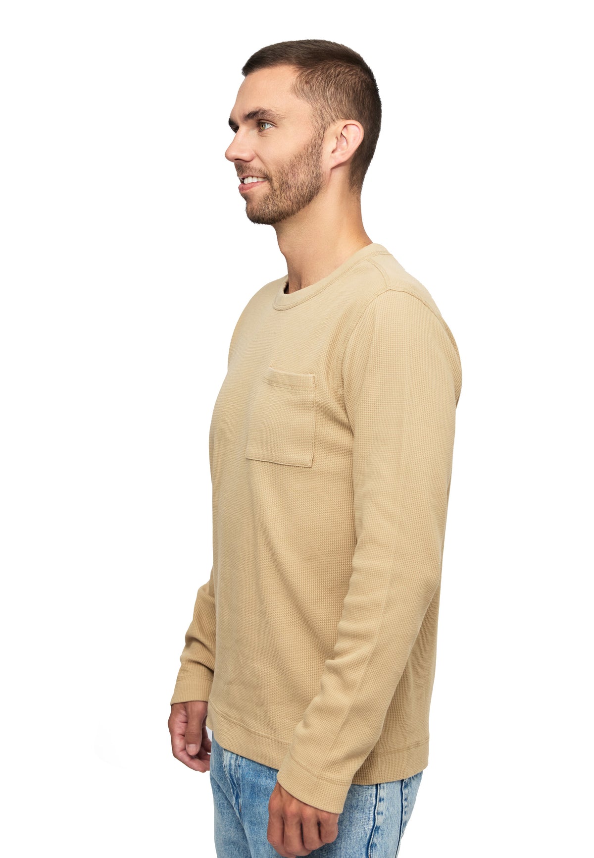 men sweatshirt simon color/655 amande