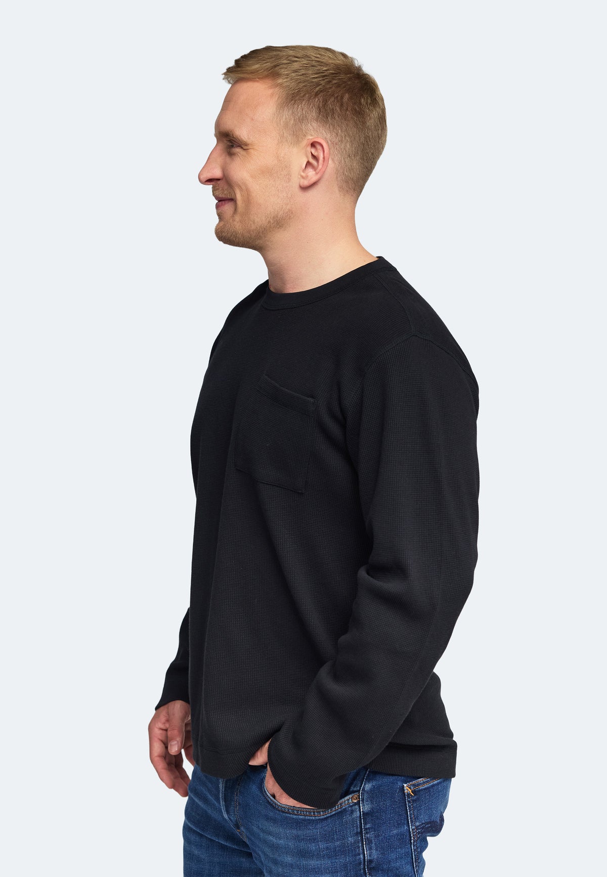 men sweatshirt simon color/40 noir