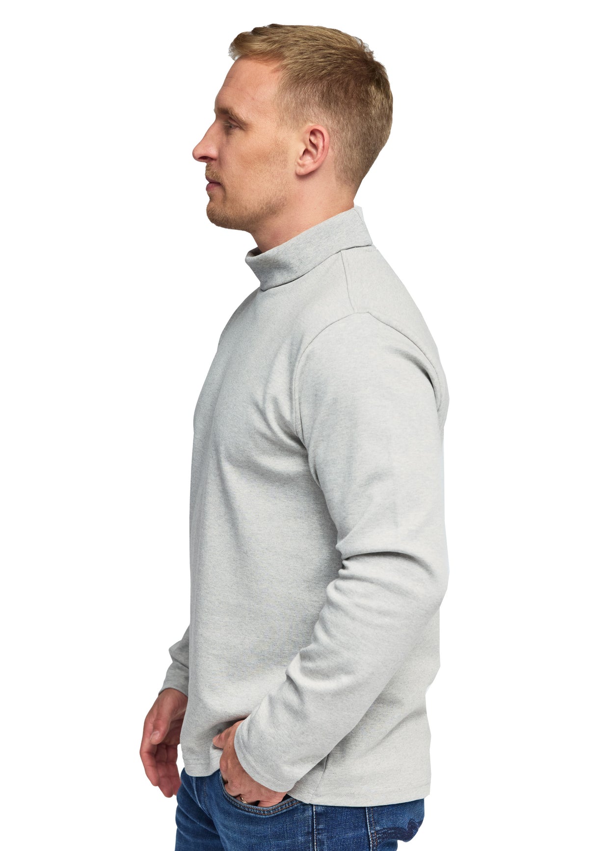 men sweatshirt Steve color/42 gris chine