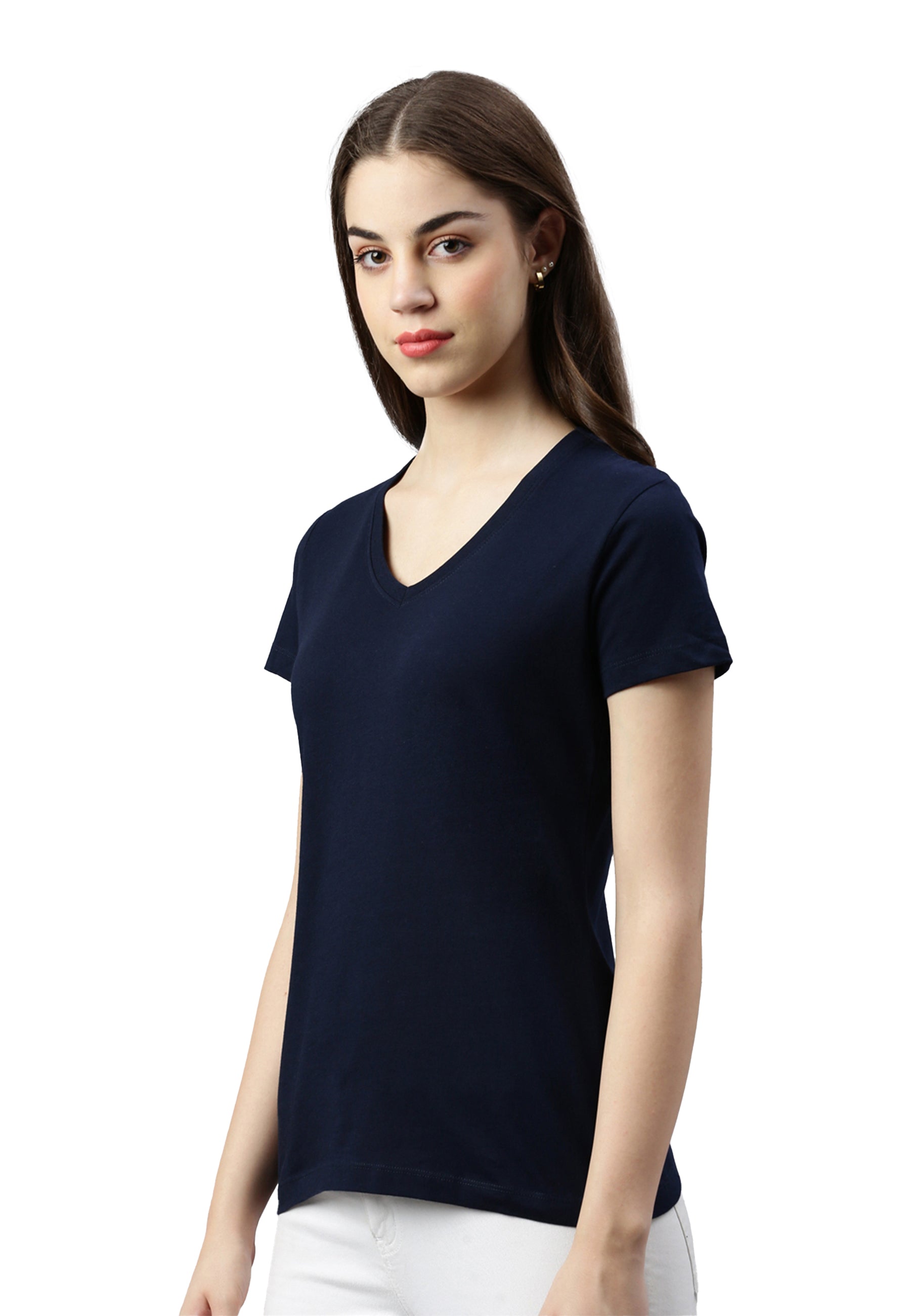 Switcher shirt Lady whale color/20 marine