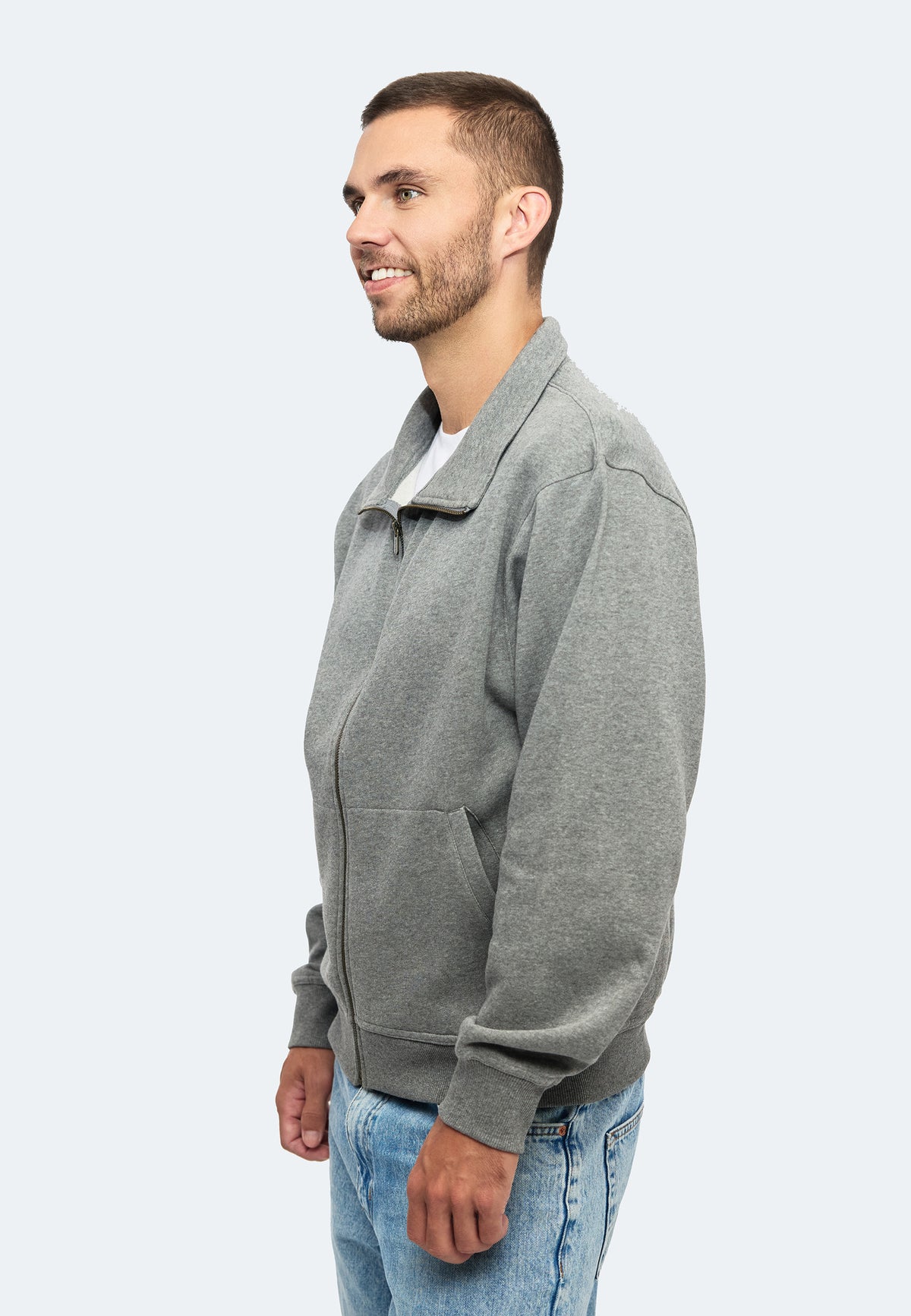 Switcher zip-hoodie men's miami color/672 ebony chine