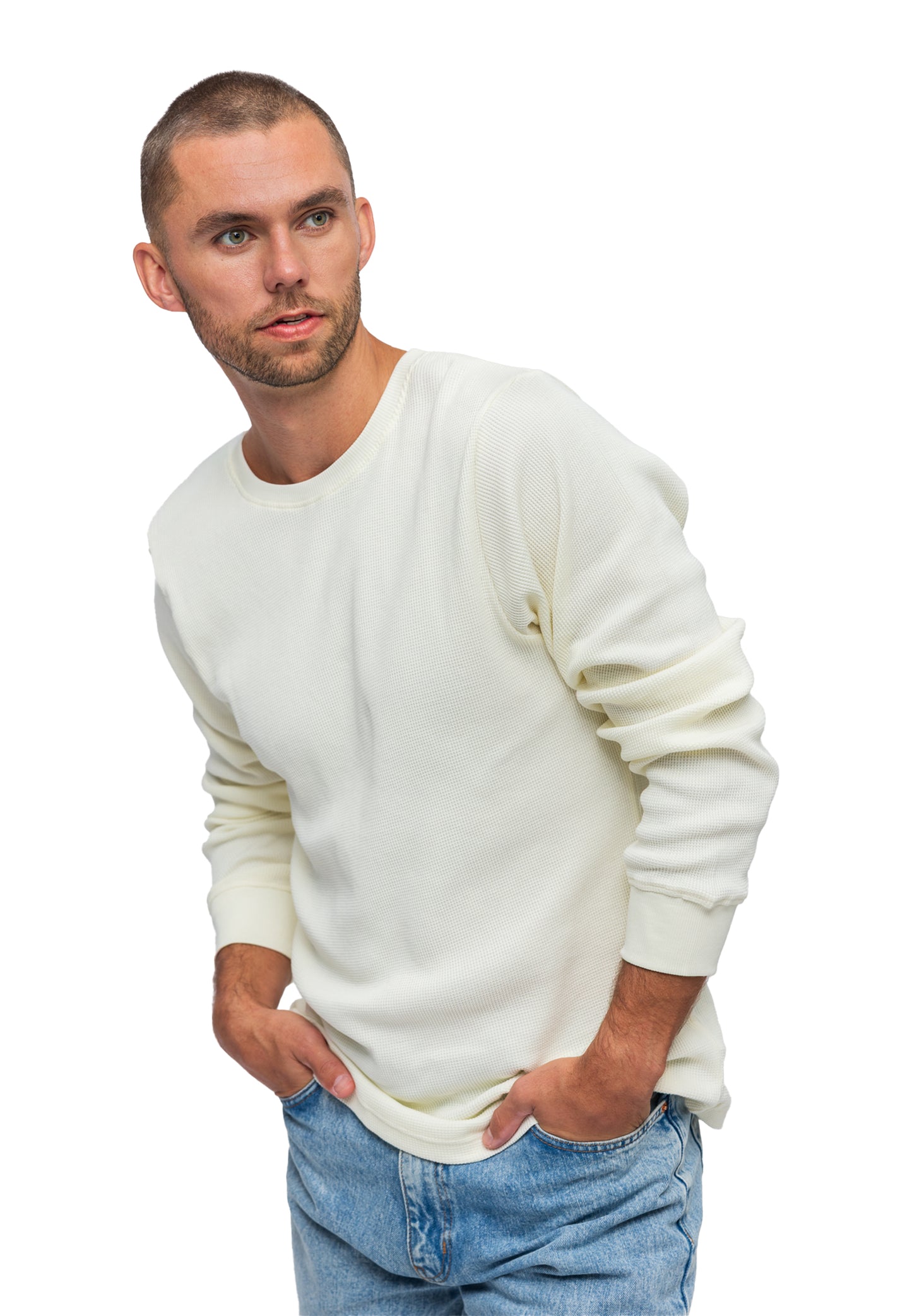 Switcher sweatshirt men's manuel color/601 blanc casse