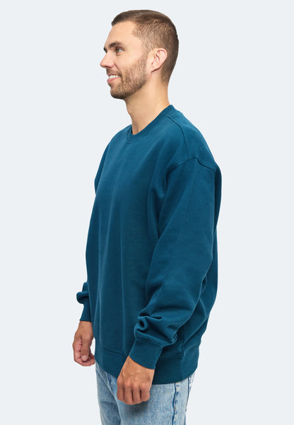men sweatshirt Bristol color/245 petrol