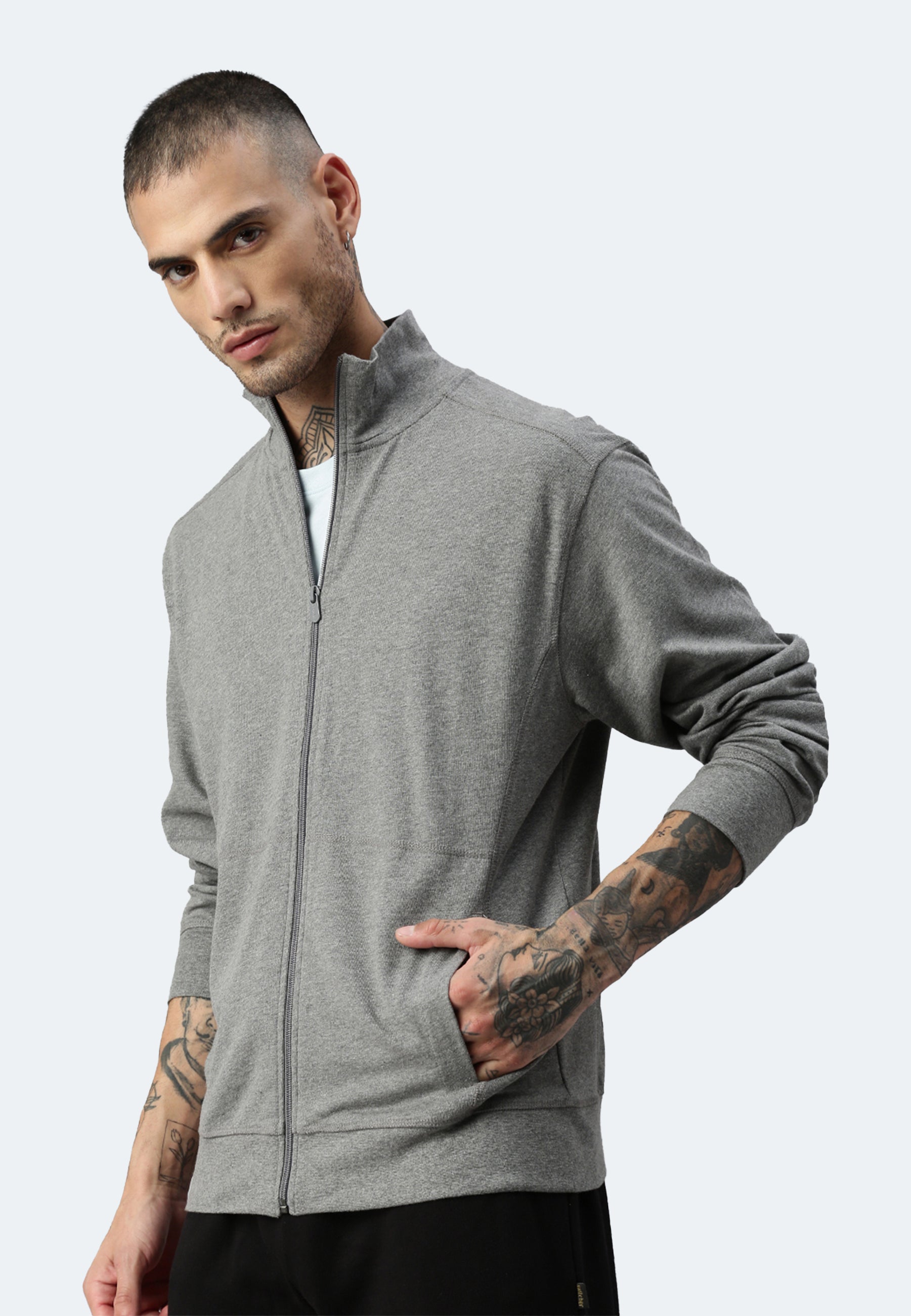 Zip Baumwoll Jacke Dallas