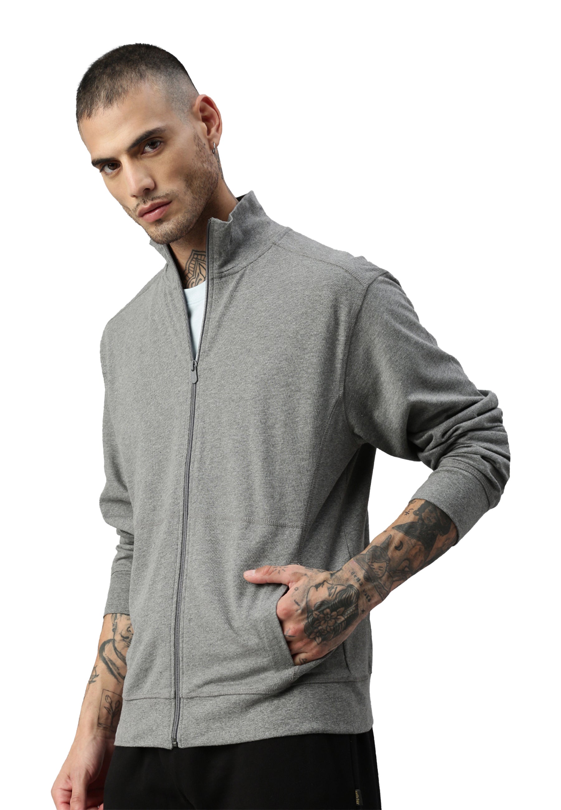 Zip Baumwoll Jacke Dallas