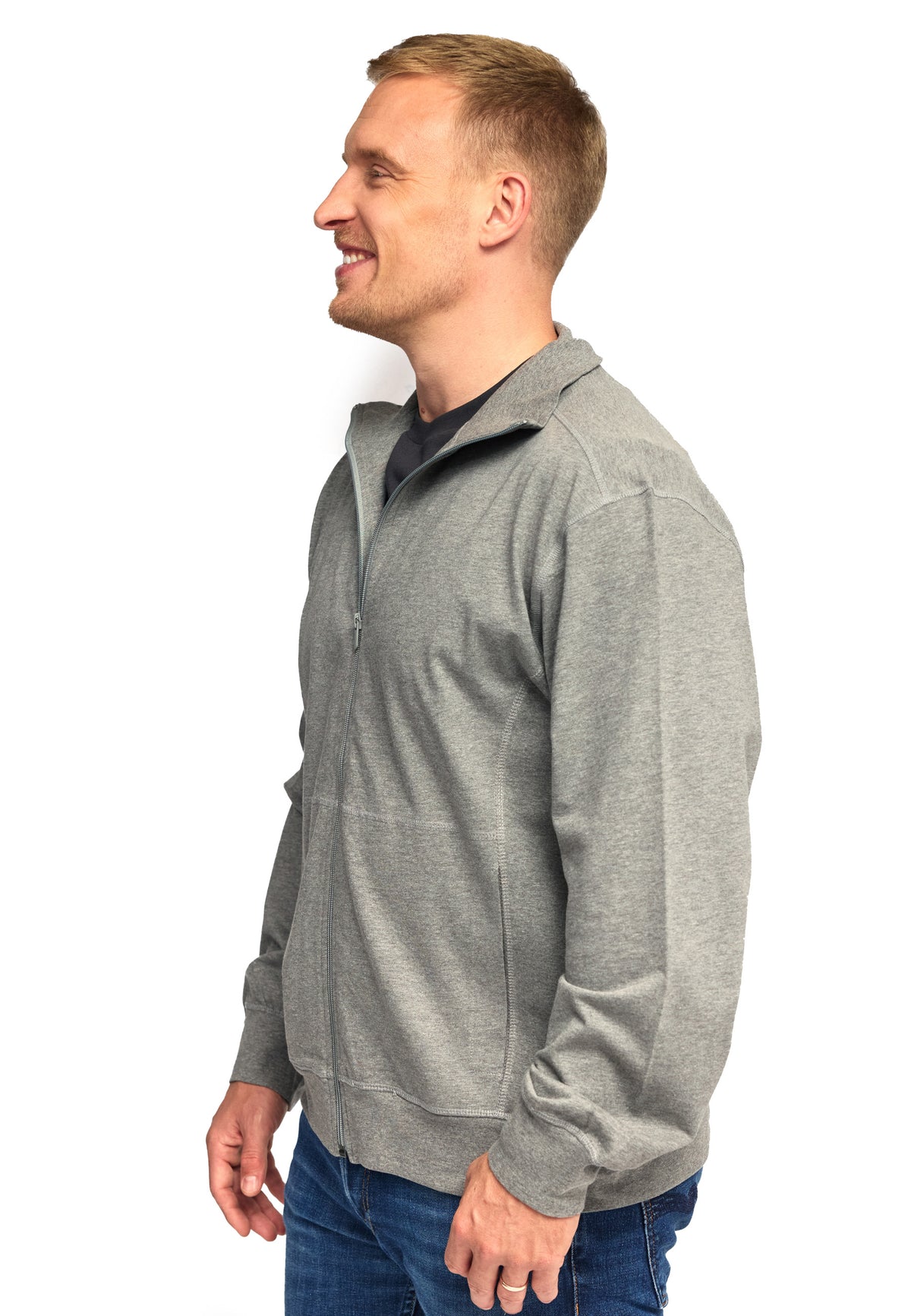 Switcher zip-jacket men's dallas color/672 ebony chine