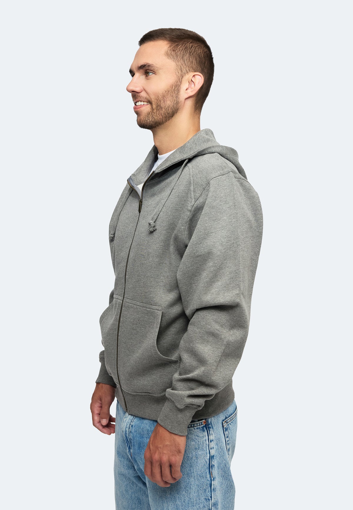 Switcher zip-hoodie uomo miami color/672 ebano chine